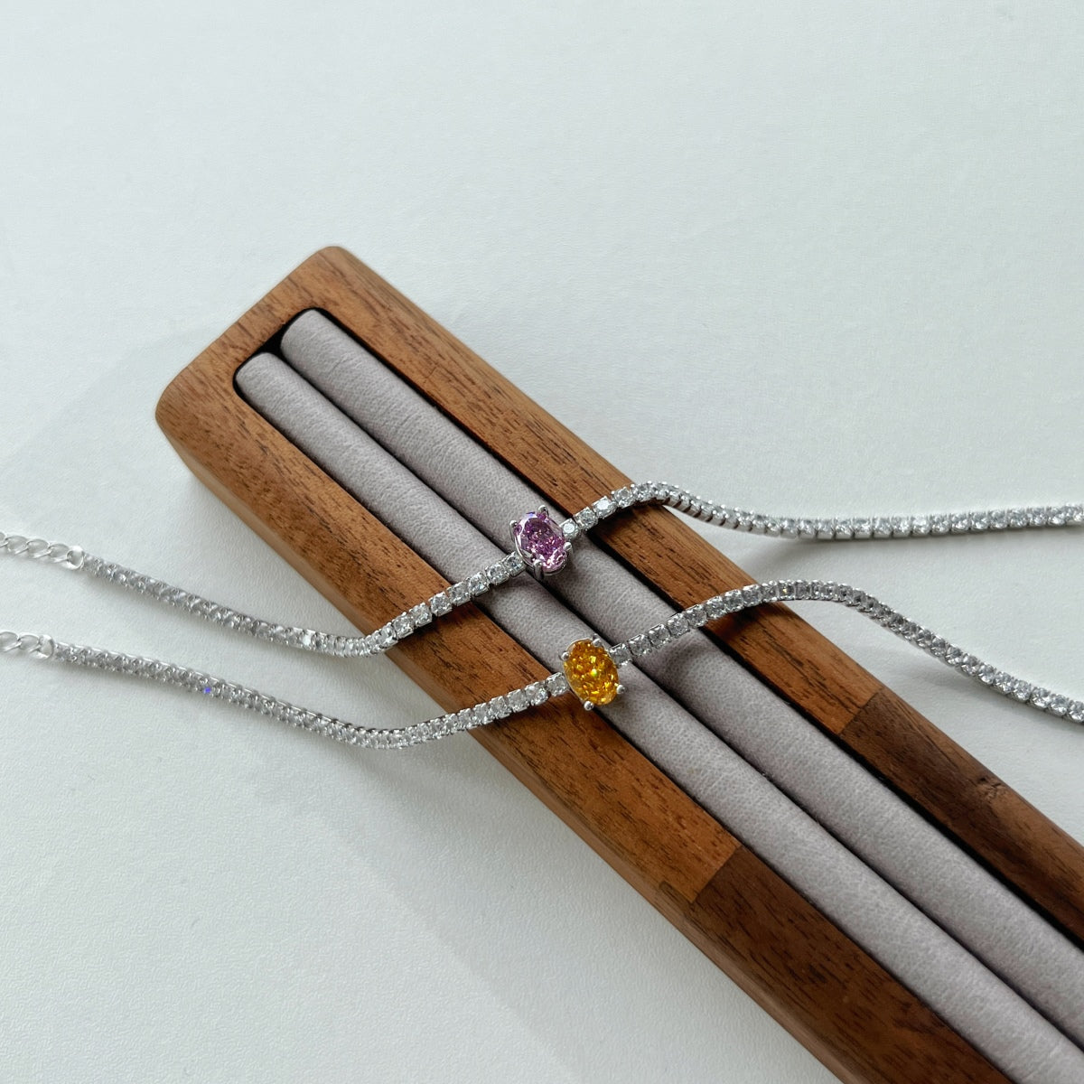 [Echo Fine ]0.75 Carat Exquisite Oval Cut Daily Bracelet