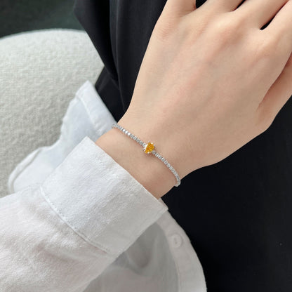 [Echo Fine ]0.75 Carat Exquisite Oval Cut Daily Bracelet