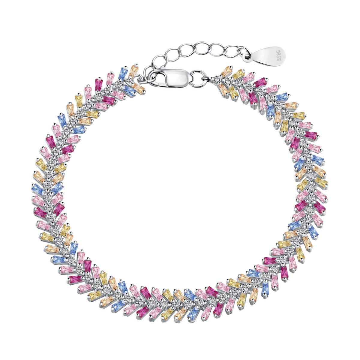 [Echo Fine ]Dainty Radiant Emerald Cut Daily Bracelet