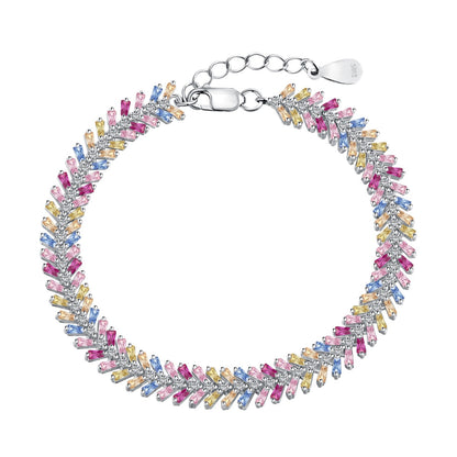 [Echo Fine ]Dainty Radiant Emerald Cut Daily Bracelet