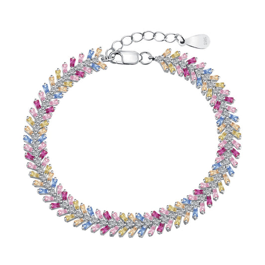[Echo Fine ]Dainty Radiant Emerald Cut Daily Bracelet