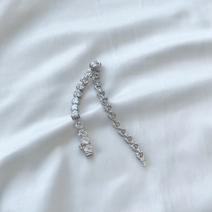 [Echo Fine ]0.75 Carat Elegant Romantic Heart Shape Lover Bracelet