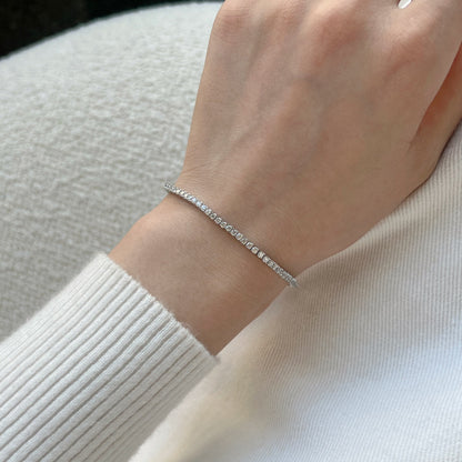 [Echo Fine ]Dazzling Exquisite Round Cut Daily Bracelet