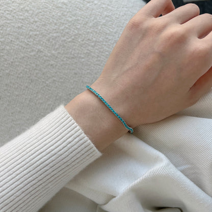 [Echo Fine ]Dazzling Exquisite Round Cut Daily Bracelet