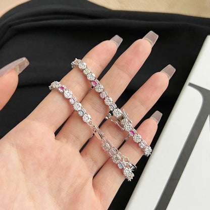 [Echo Fine ]Dazzling Radiant Multi Cut Daily Bracelet