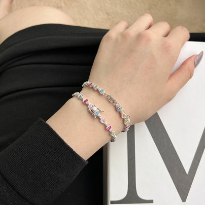 [Echo Fine ]Radiant Water Drop Shape Daily Bracelet