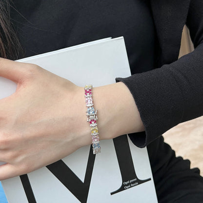[Echo Fine ]Delicate Colorful Multi Cut Party Bracelet