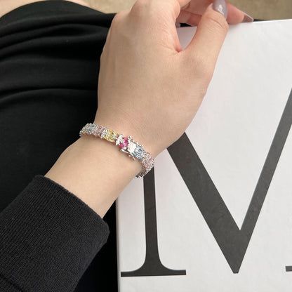 [Echo Fine ]Delicate Colorful Multi Cut Party Bracelet