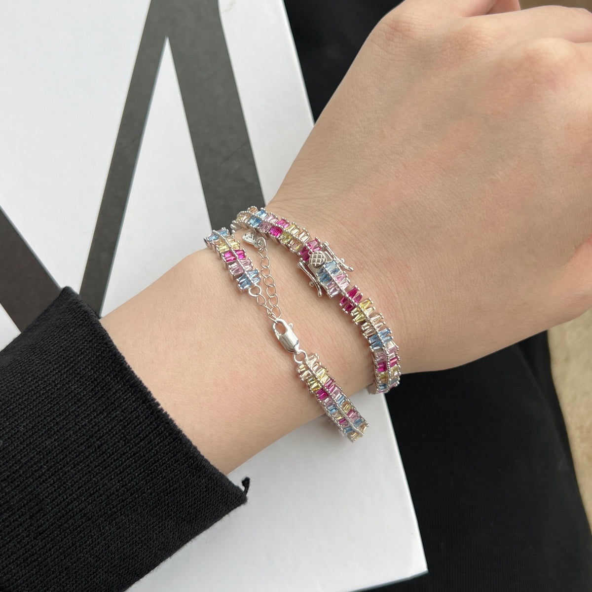 [Echo Fine ]Sparkling Exquisite Multi Cut Party Bracelet