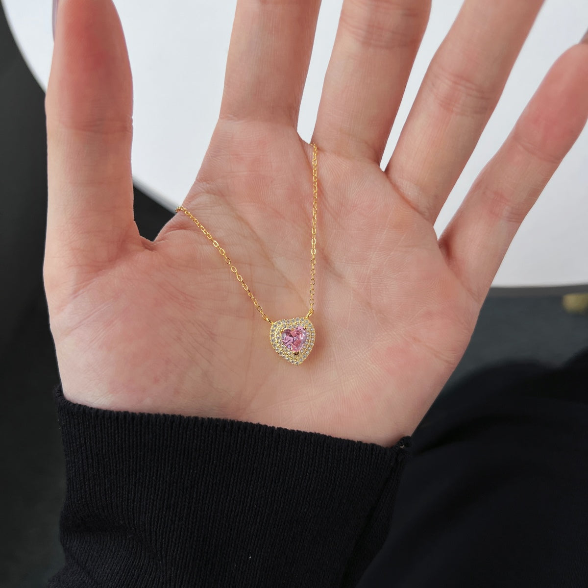 [Echo Fine ]Exquisite Heart Shape Necklace