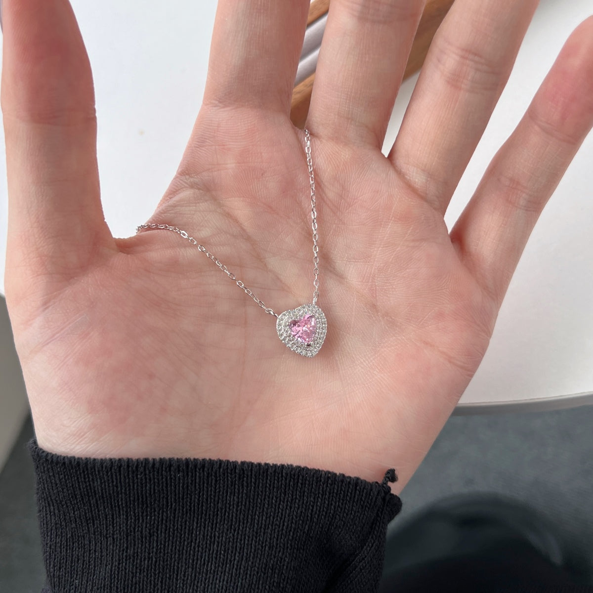 [Echo Fine ]Exquisite Heart Shape Necklace