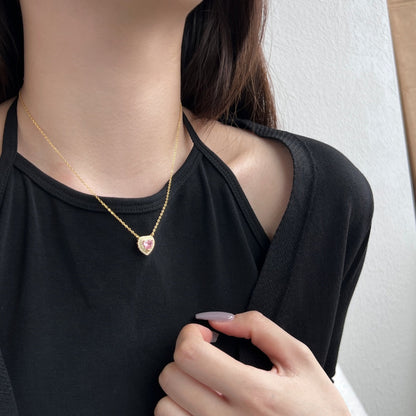 [Echo Fine ]Exquisite Heart Shape Necklace