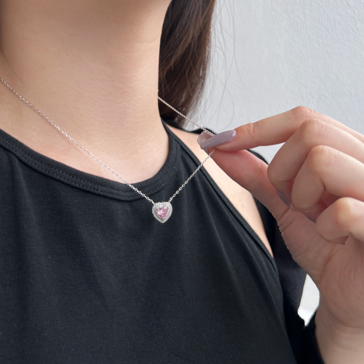 [Echo Fine ]Exquisite Heart Shape Necklace