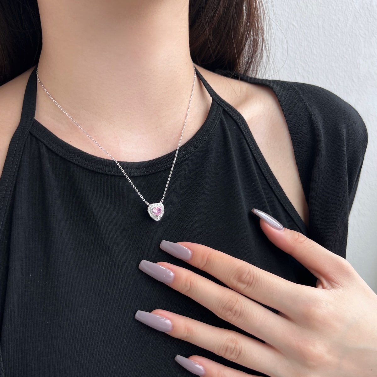 [Echo Fine ]Exquisite Heart Shape Necklace