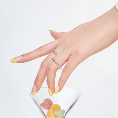 [Echo Fine ]Dainty Ebullient Round Cut Daily Ring