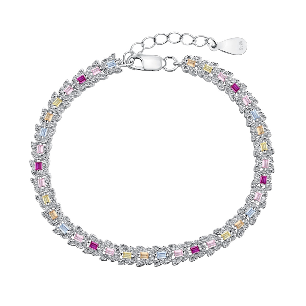 [Echo Fine ]Delicate Colorful Multi Cut Daily Bracelet