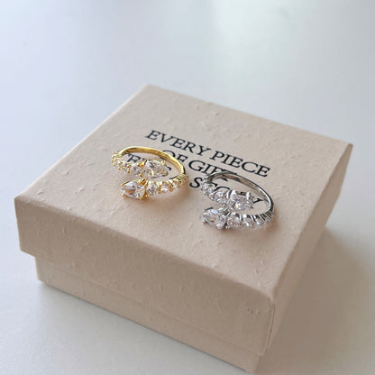 [Echo Fine ]Delicate Lively Snake Shape Daily Ring
