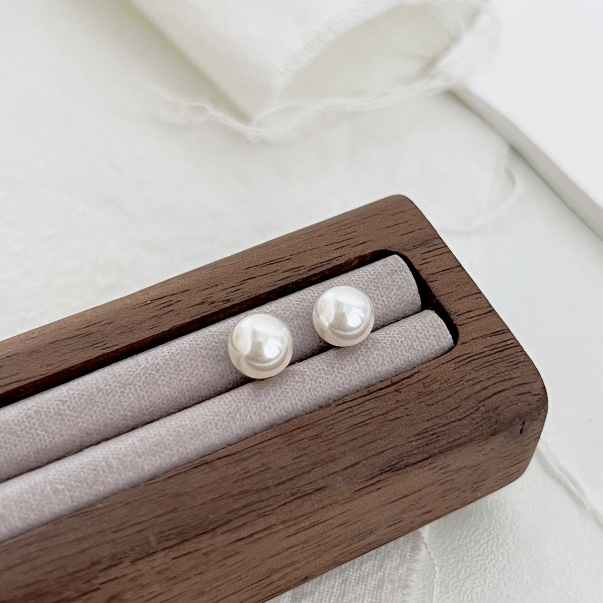 [Echo Fine ]Delicate Pearl Earrings