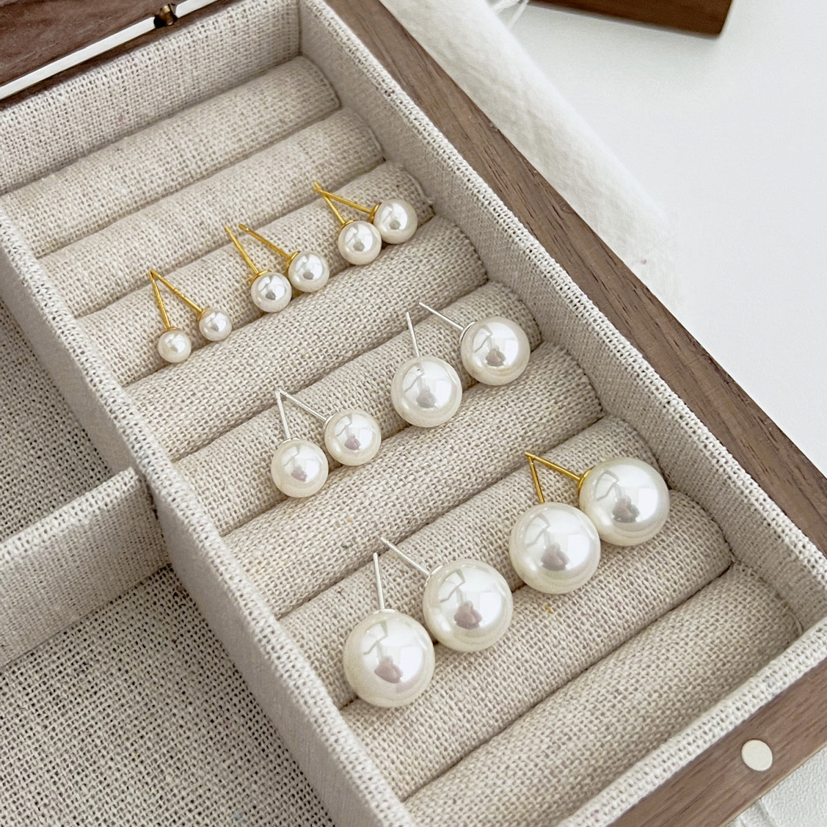 [Echo Fine ]Delicate Pearl Earrings