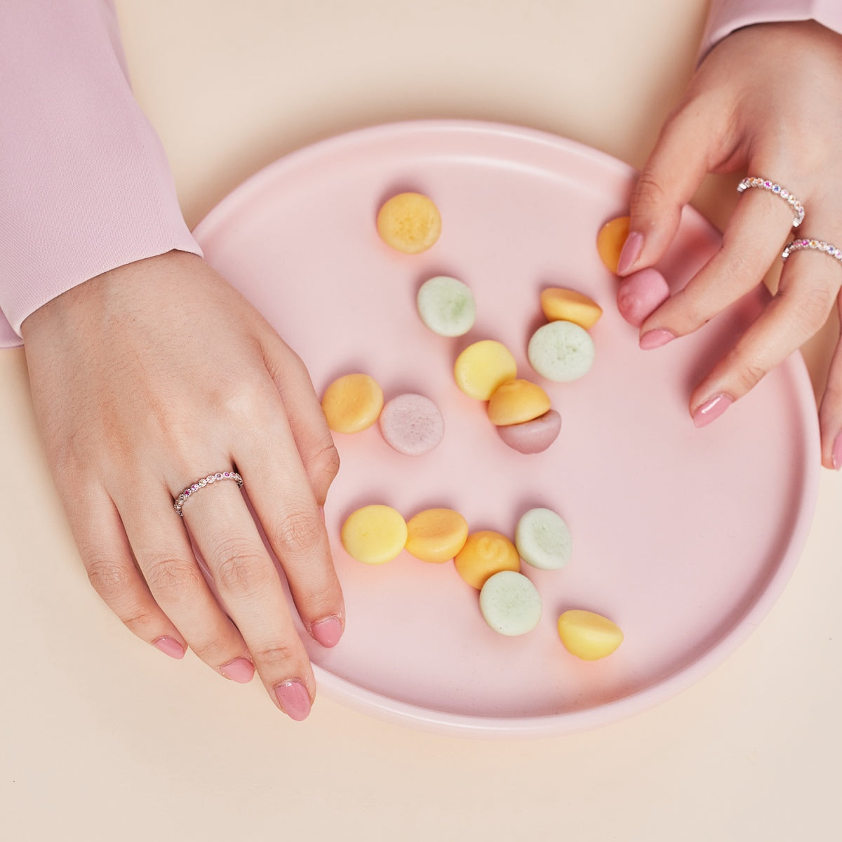 [Echo Fine ]Radiant Sparkling Round Cut Daily Ring