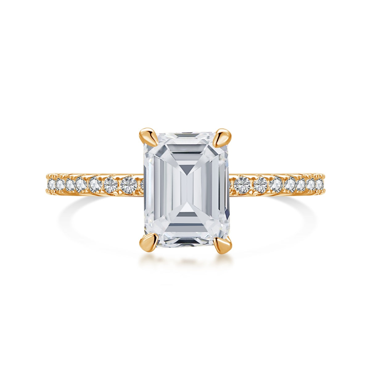 [Echo Fine ]2.0 Carat Scintillating Ornate Radiant Cut Party Ring