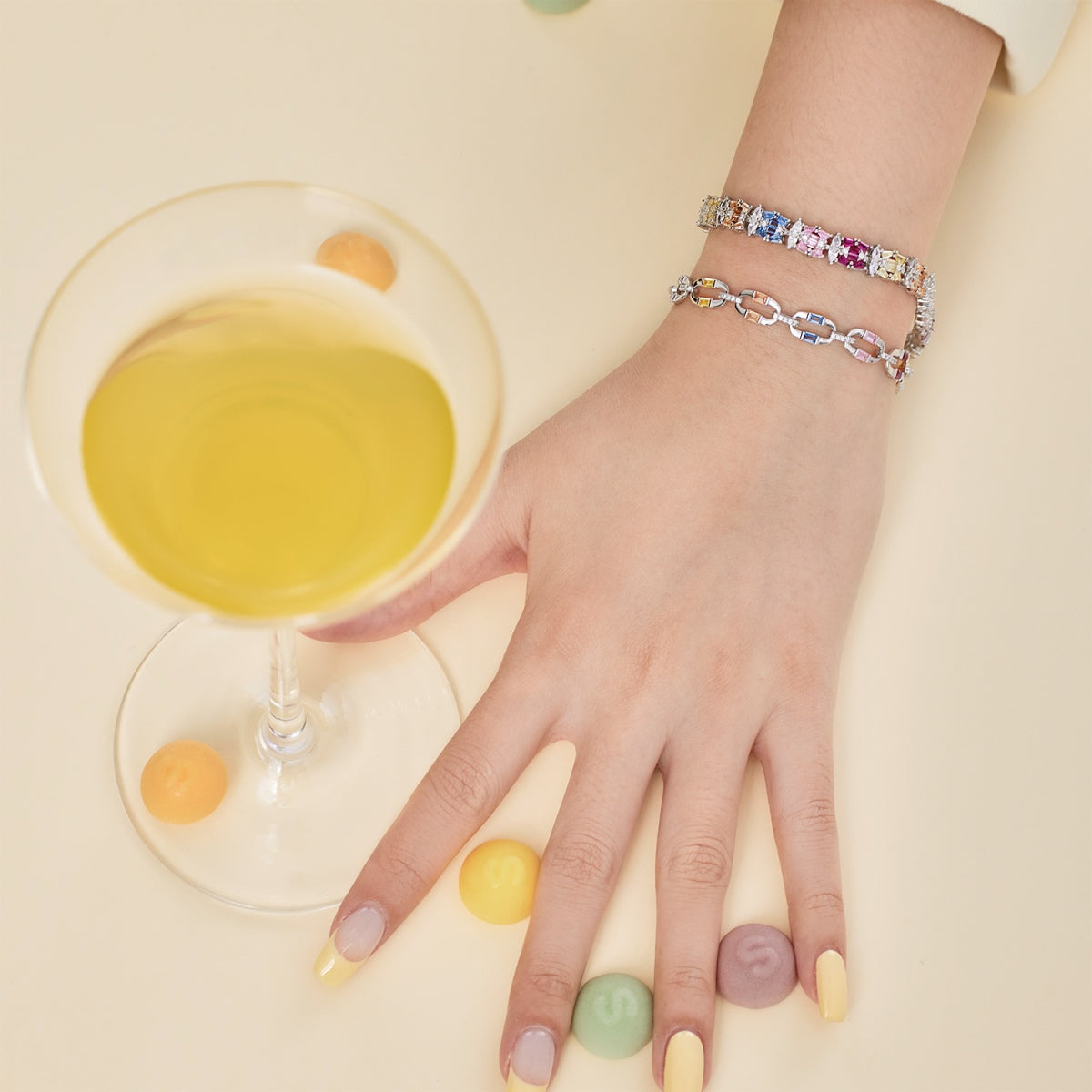 [Echo Fine ]Dazzling Colorful Daily Bracelet