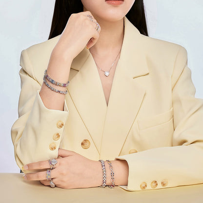 [Echo Fine ]Dazzling Colorful Daily Bracelet