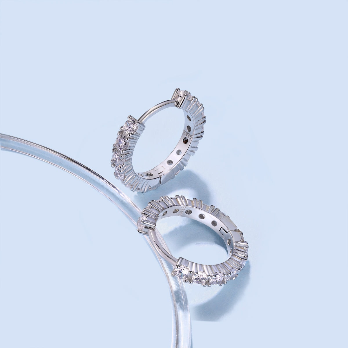 [Echo Fine ]Radiant Colorful Round Cut Earrings