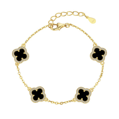 [Echo Fine ]Four-Leaf Clover Exquisite Bracelet