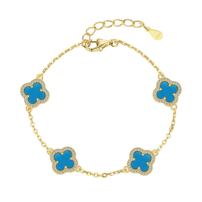 [Echo Fine ]Four-Leaf Clover Exquisite Bracelet