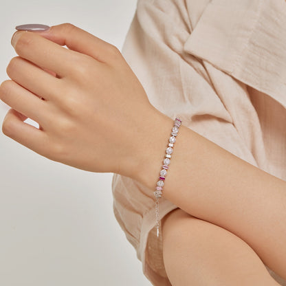 [Echo Fine ]Radiant Colorful Round Shape Daily Bracelet