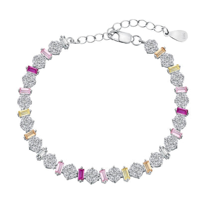 [Echo Fine ]Radiant Colorful Round Shape Daily Bracelet