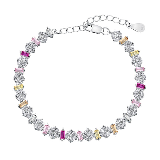 [Echo Fine ]Radiant Colorful Round Shape Daily Bracelet