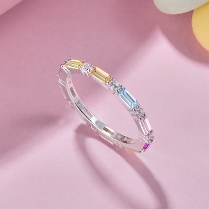 [Echo Fine ]Lively In Shades Elegant Radiant Cut Daily Ring