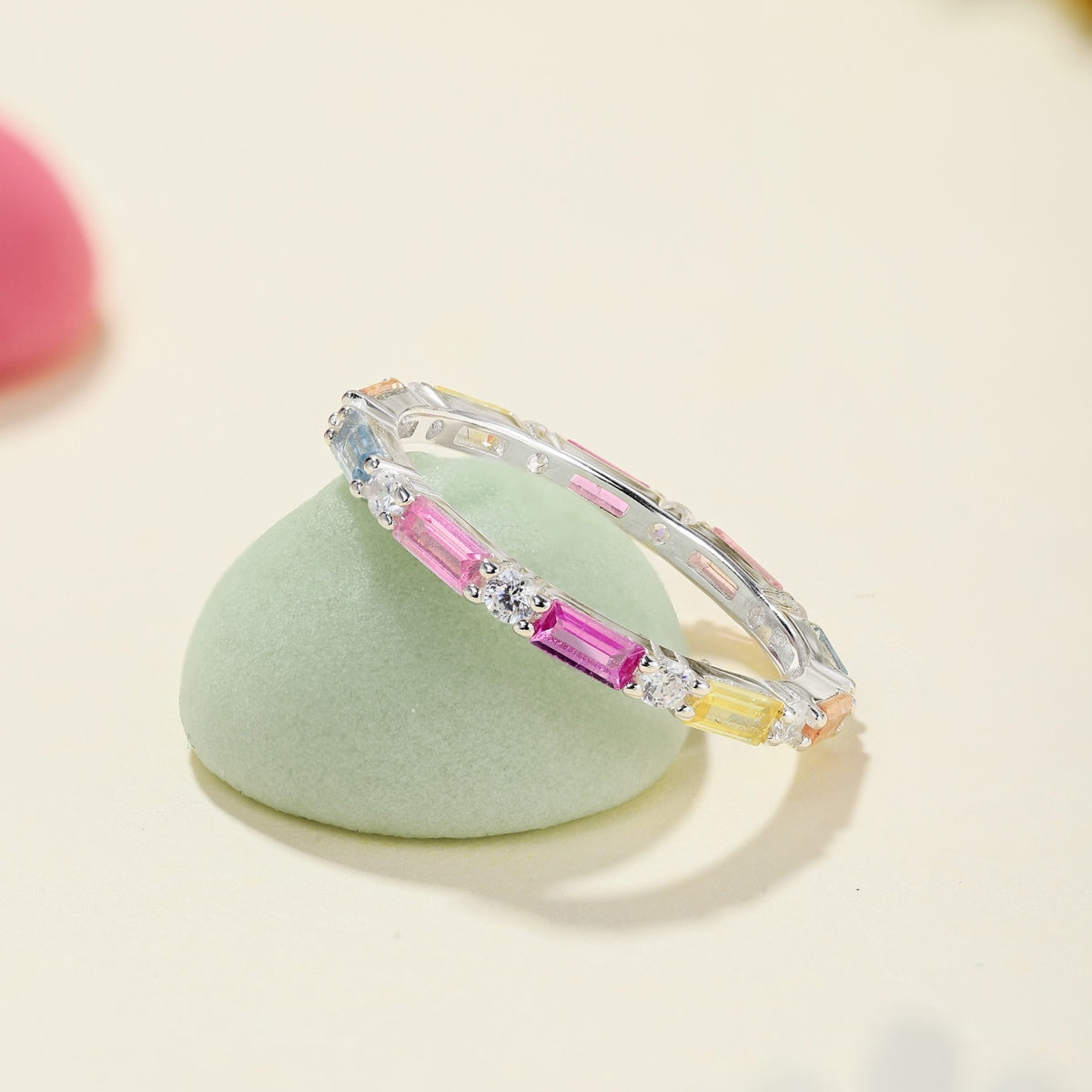 [Echo Fine ]Lively In Shades Elegant Radiant Cut Daily Ring