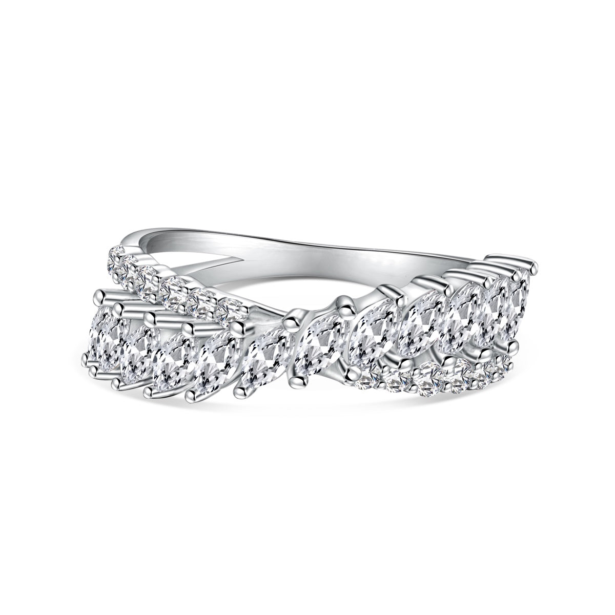 [Echo Fine ]Unique Colorful Marquise Cut Daily Ring