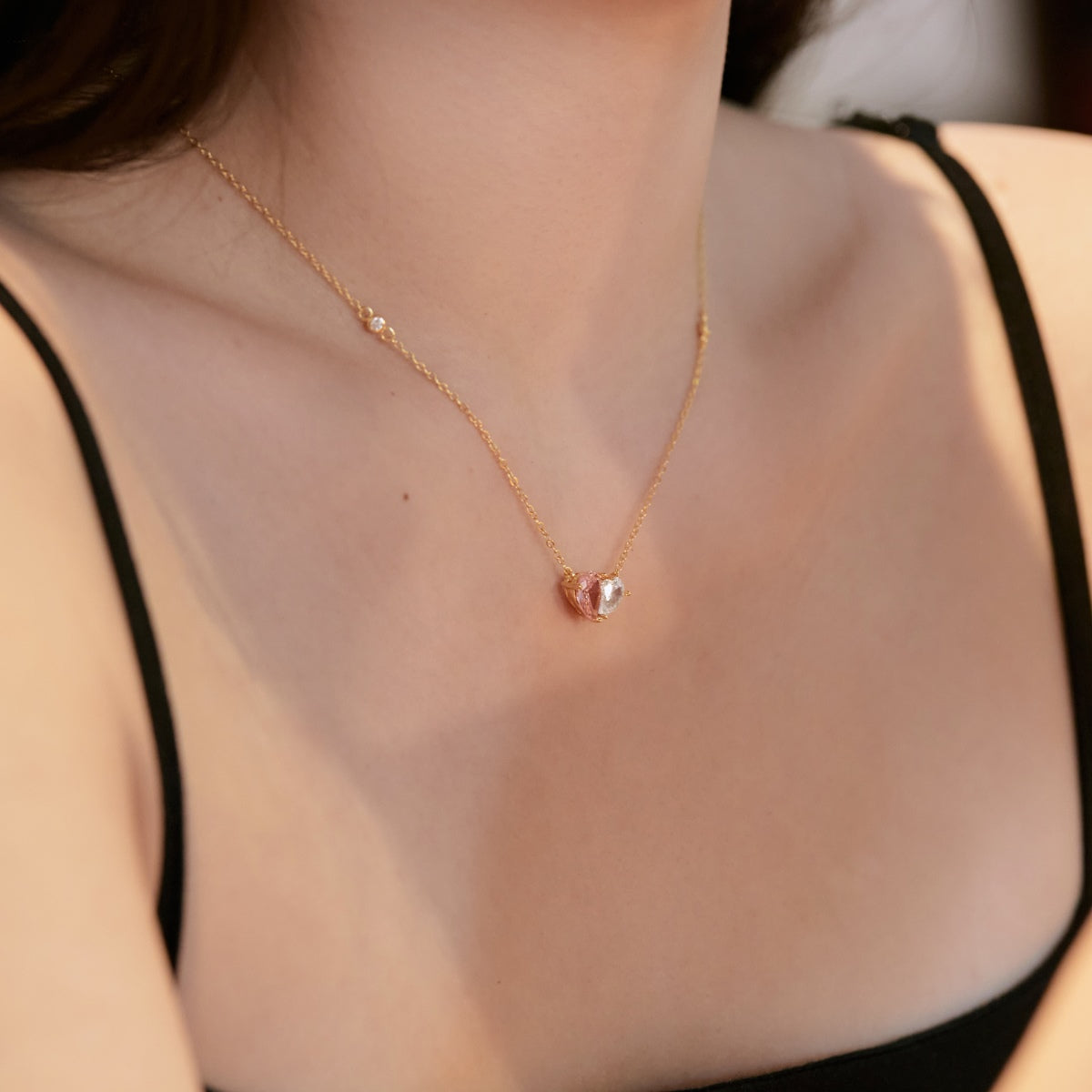 [Echo Fine ]Unique Heart Shape Necklace
