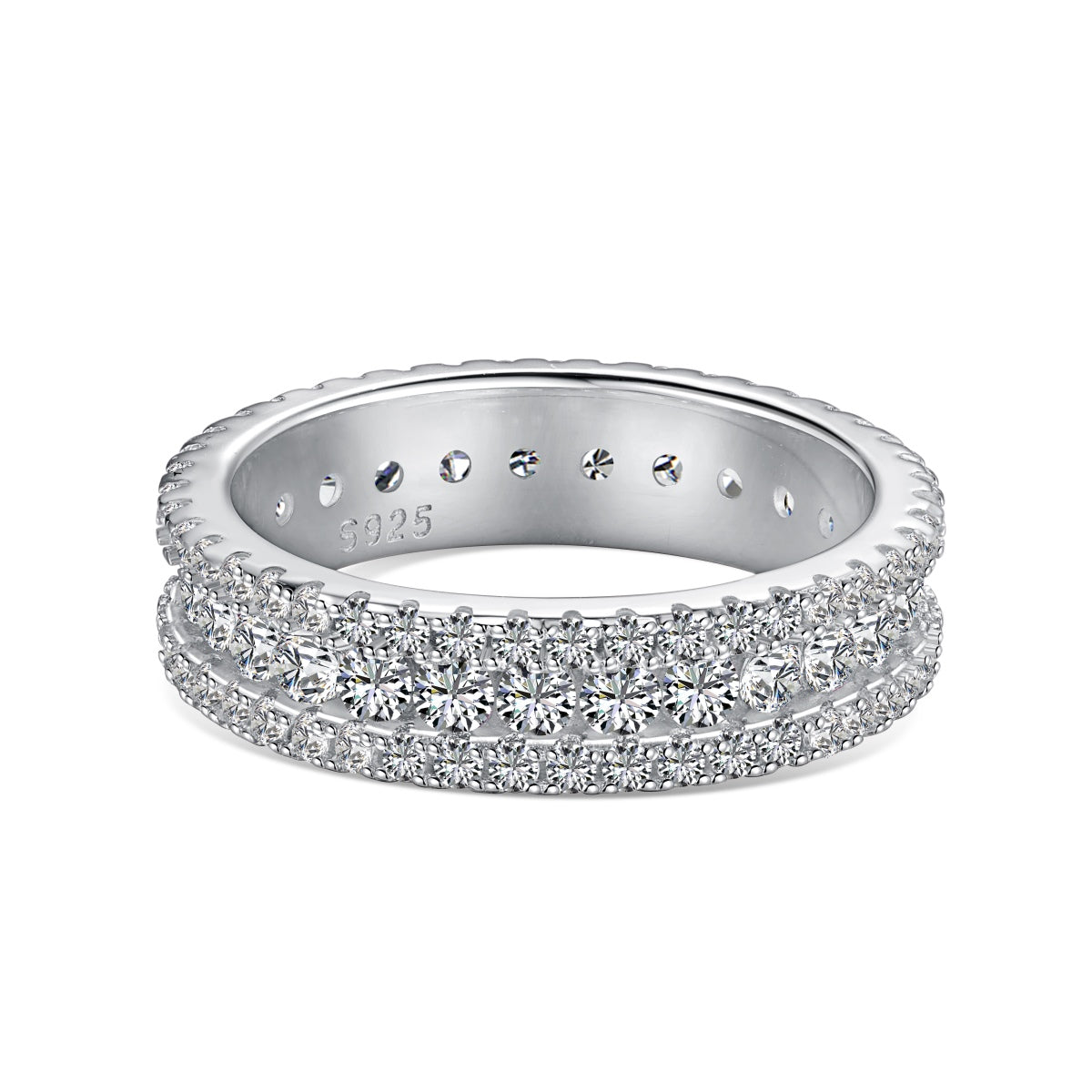 [Echo Fine ]Delicate Colorful Round Cut Daily Ring