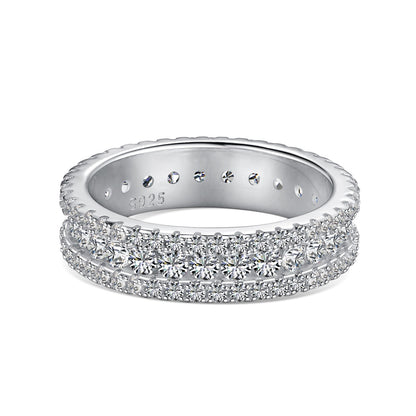 [Echo Fine ]Delicate Colorful Round Cut Daily Ring