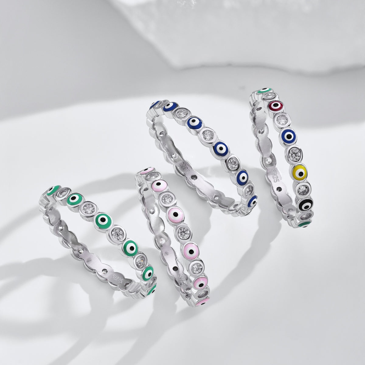 [Echo Fine ]Sparkling Vibrant Round Shape Daily Ring
