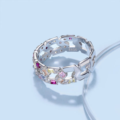 [Echo Fine ]Sparkling Vibrant Emerald Cut Daily Ring