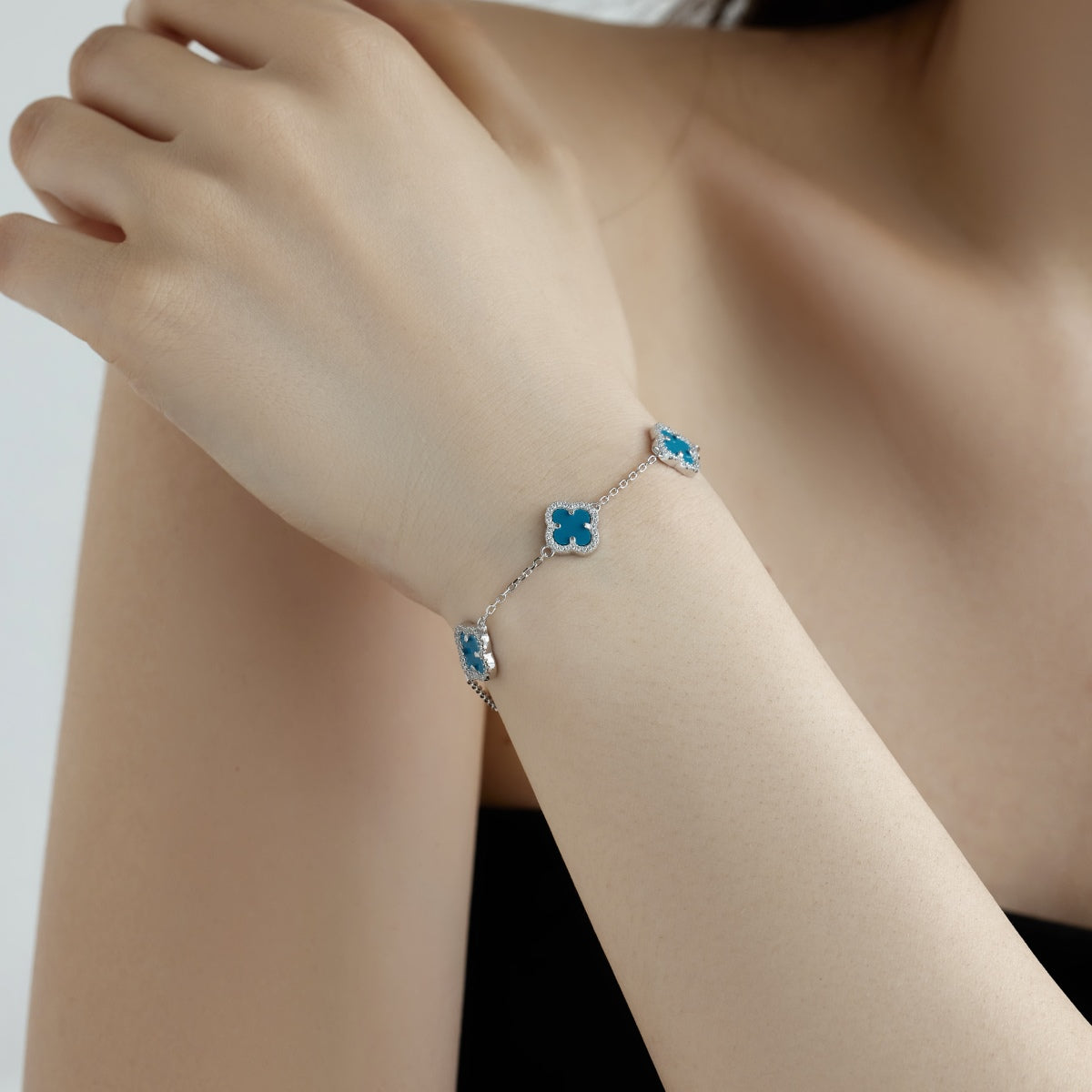 [Echo Fine ]Four-Leaf Clover Exquisite Bracelet