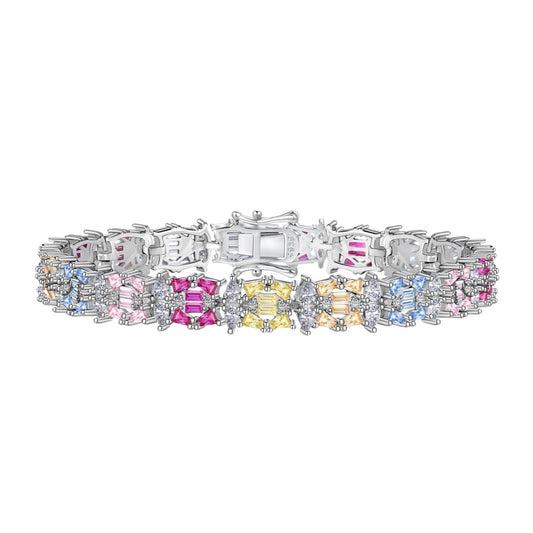 [Echo Fine ]Delicate Colorful Multi Cut Party Bracelet