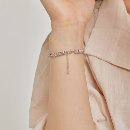 [Echo Fine ]Unique Colorful Flower Shape Daily Bracelet
