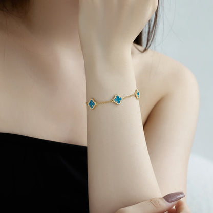 [Echo Fine ]Four-Leaf Clover Exquisite Bracelet