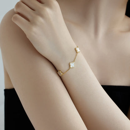 [Echo Fine ]Four-Leaf Clover Exquisite Bracelet