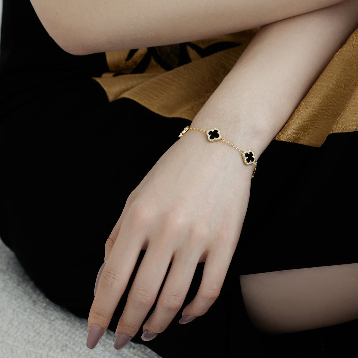 [Echo Fine ]Four-Leaf Clover Exquisite Bracelet