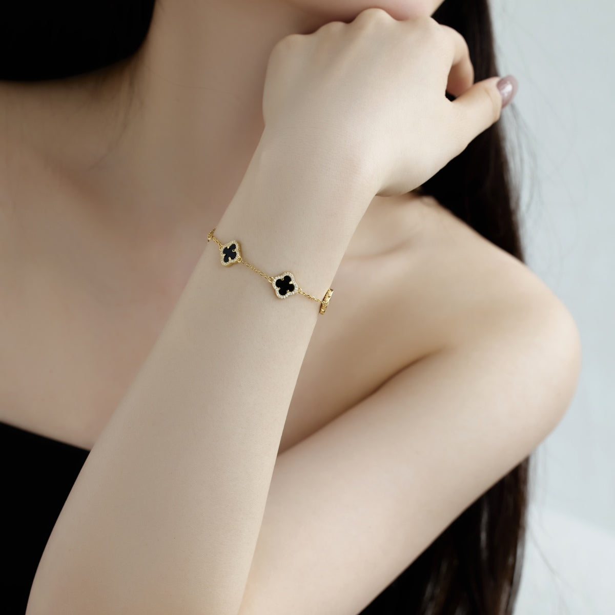 [Echo Fine ]Four-Leaf Clover Exquisite Bracelet