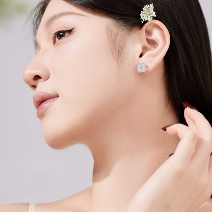 [Echo Fine ]Four Leaf Clover Fashion Earrings