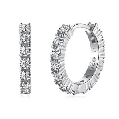 [Echo Fine ]Radiant Colorful Round Cut Earrings